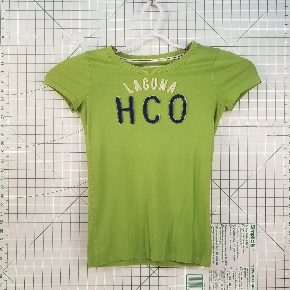 Hollister "Laguna HCO" Green Tee L